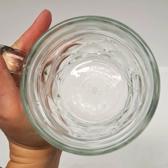 Vintage "Steam Whistle " OVERSIZED dimpled glass beer stein - Picture 3 of 7